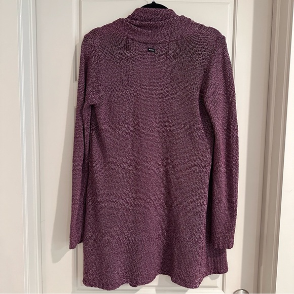 RVCA Knit Plum/‎ Purple Cardigan Sweater Size Small - Picture 8 of 8